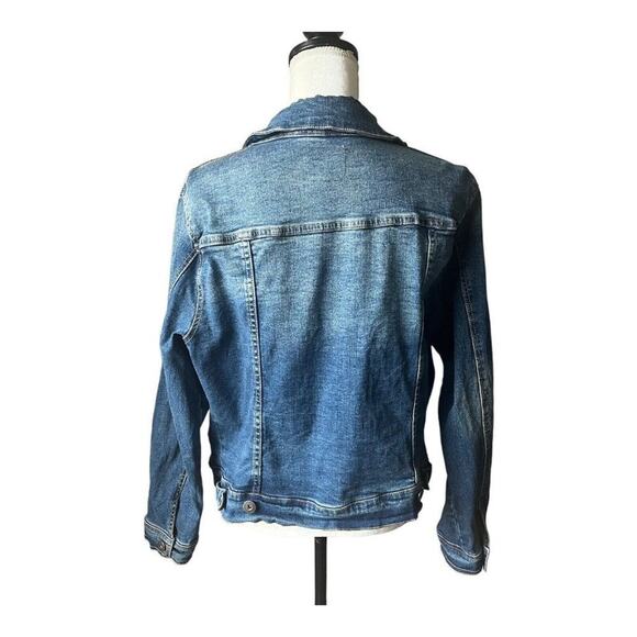 Torrid Denim Feel The Fit Jacket Women's Size 1X Blue Long Sleeve Stretch - Picture 2 of 5